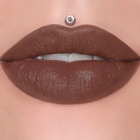 JEFFREE STAR COSMETICS NIB VELVET TRAP Lipstick DOMINATRIX Chocolate Brown - Picture 1 of 14